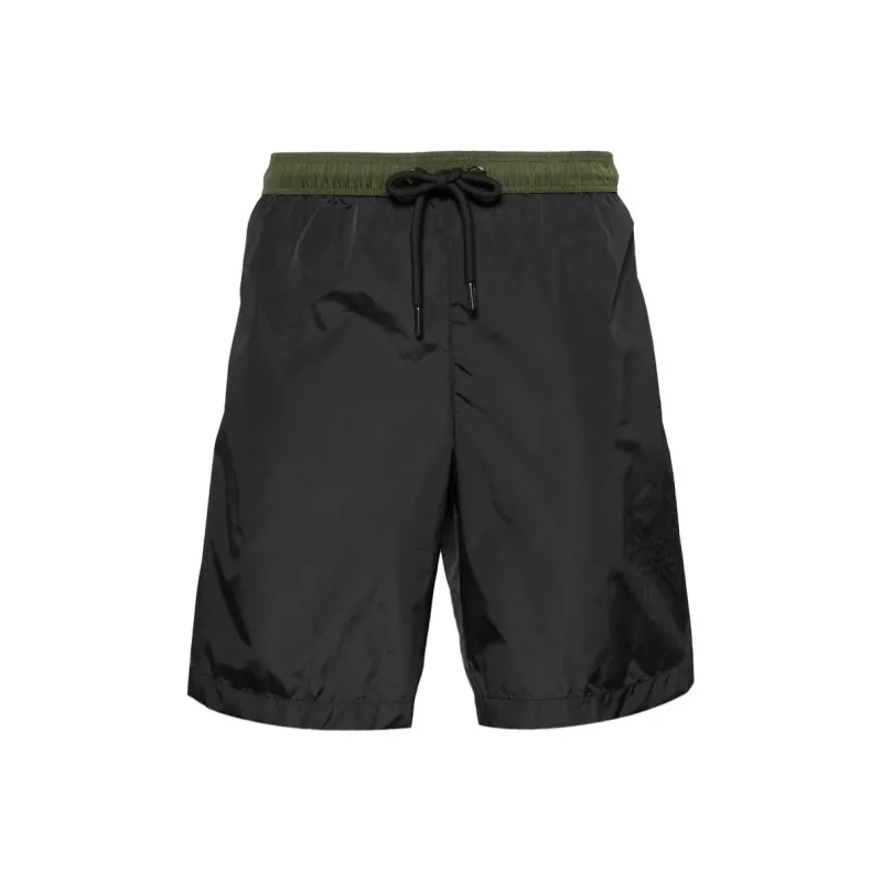 Moncler Logo print Drawstring Swim Shorts-0