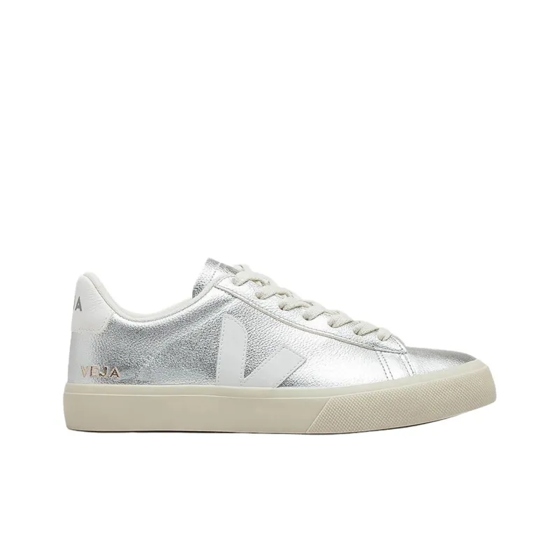 VEJA Campo Low Top Skateboard Shoes Women's Silver-1