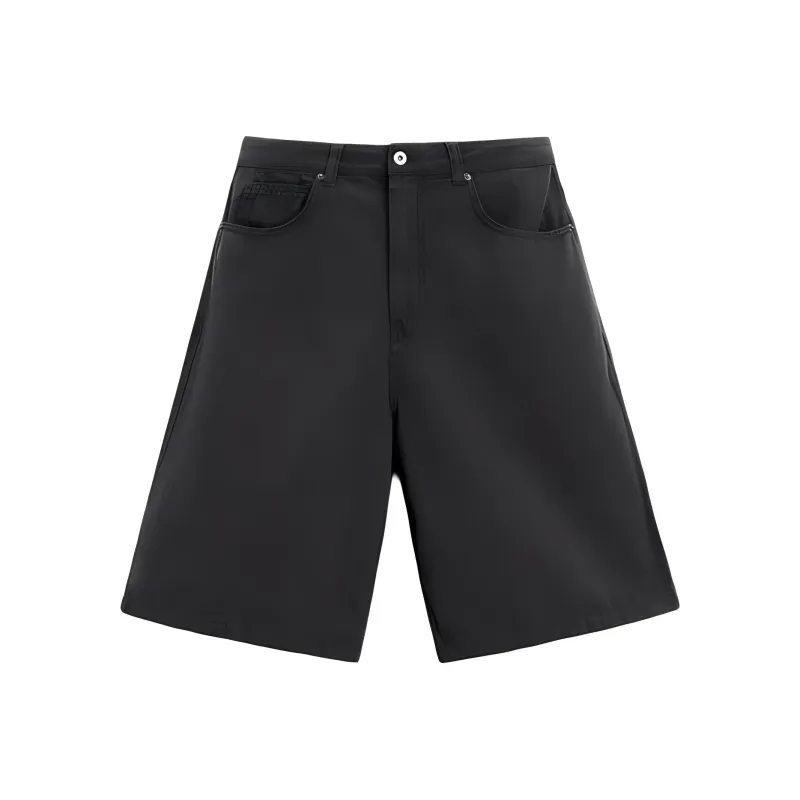 ZARA Denim Shorts Men's Coal Gray-0