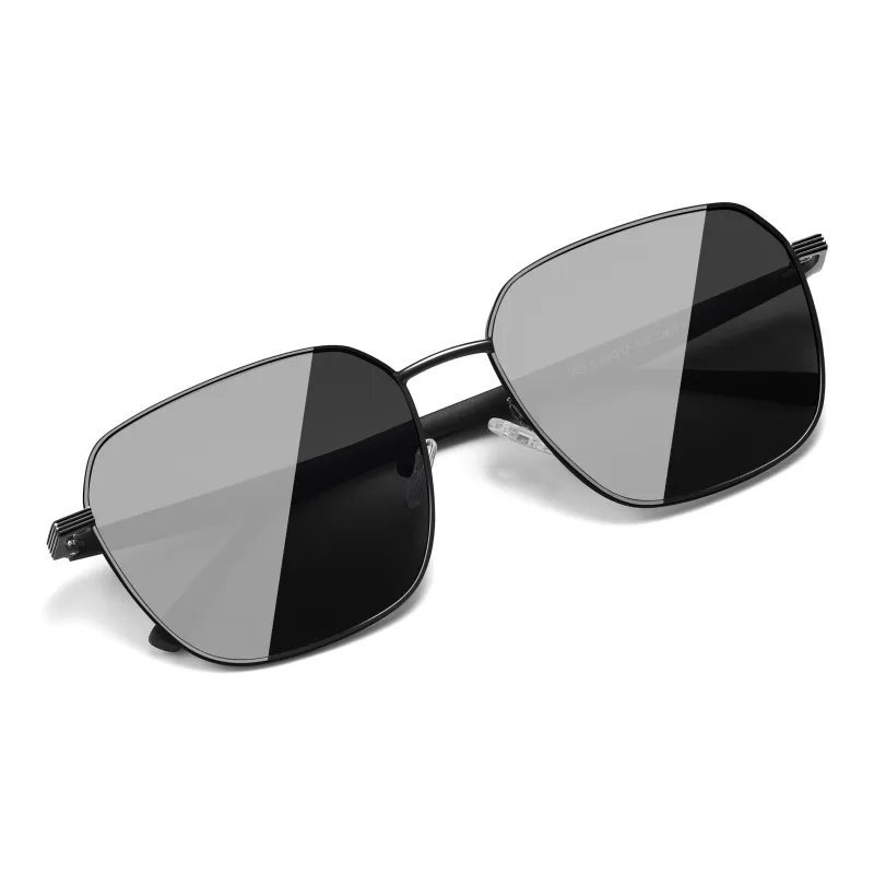 HLA Three body Alloy Carbon Fiber Aviator Sunglasses Unisex-1