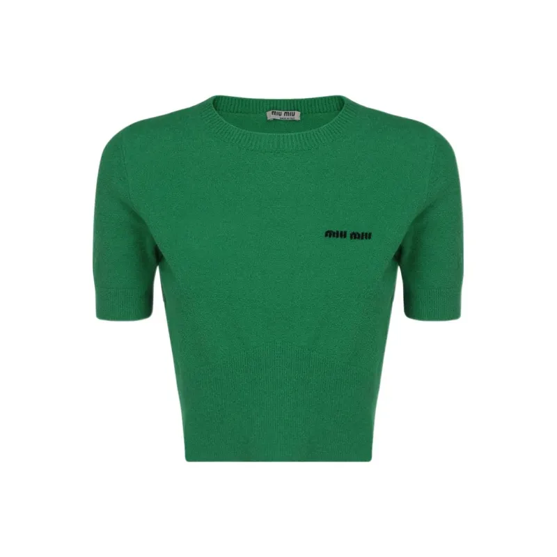MIU MIU SS22 Sweater Women's Green-0