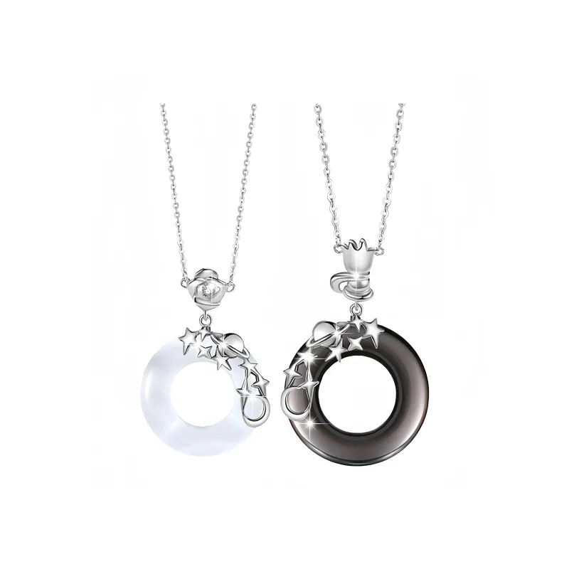PUENTE S925 Silver Necklaces Unisex-0