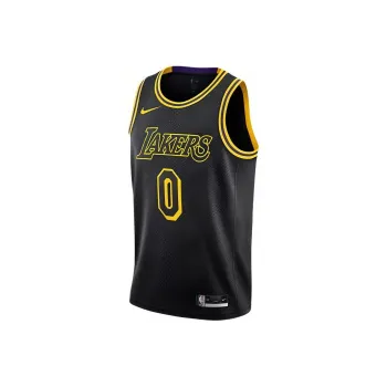 Nike x NBA Basketball Jerseys Men's Black Yellow