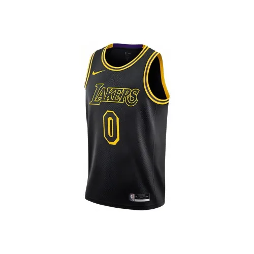 Nike x NBA Basketball Jerseys Men's Black Yellow