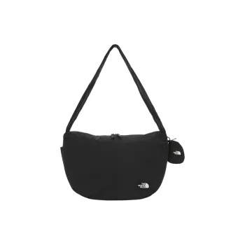 THE NORTH FACE Nylon Hobo Bag, Crossbody Bag, Shoulder Bag Large Size Unisex Black