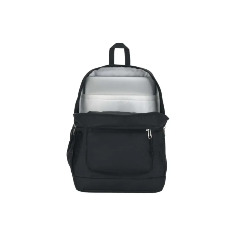 JanSport Recycled Polyester Backpack Unisex Black-6