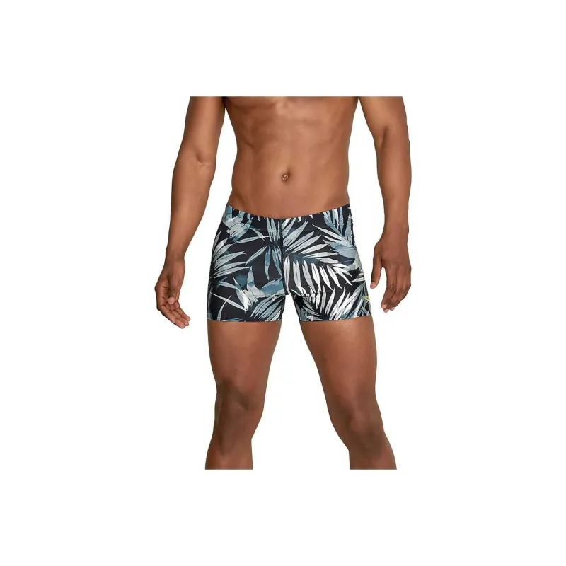 Speedo Hothouse Floral Square Leg Navy Creora Highclo Swimming Shorts Men's-0