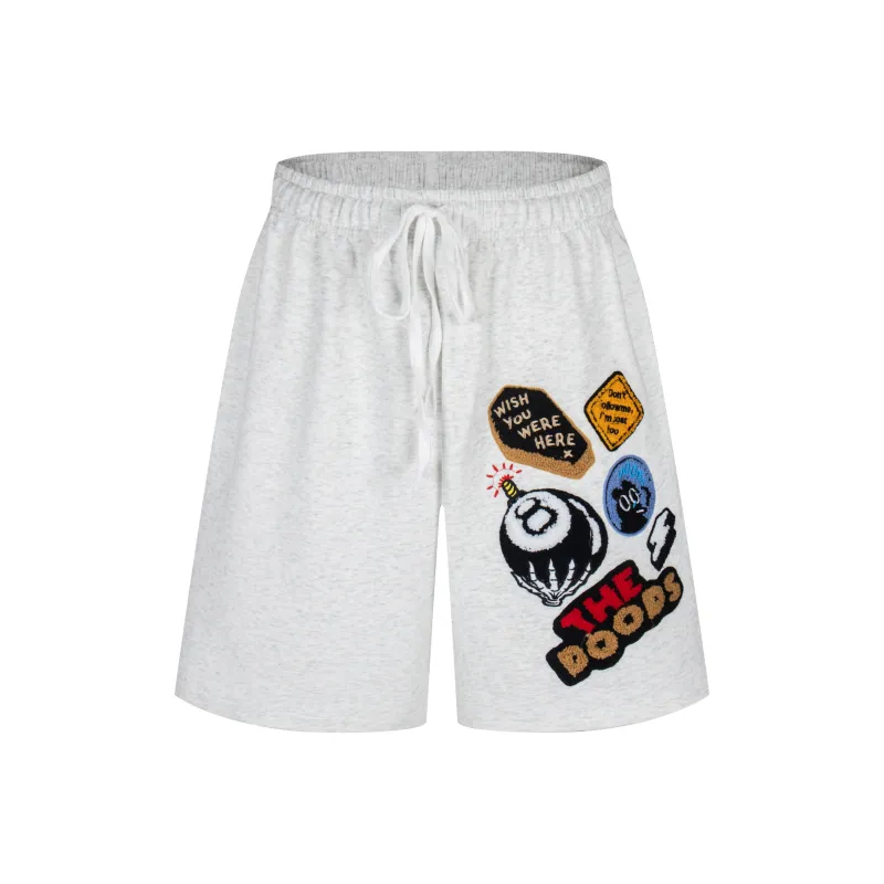 PAINT STAIN Casual Shorts Unisex-3