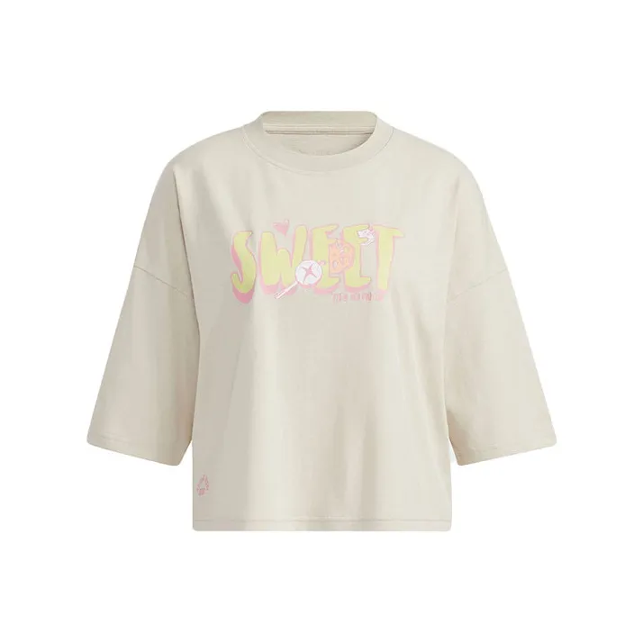 Adidas Neo Crop Tops Women's Bauxite Brown-0