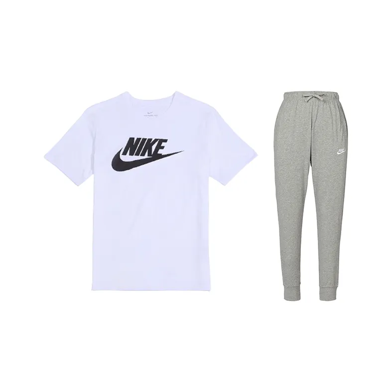 Nike Casual Sportswear Men White+Dark Gray-0