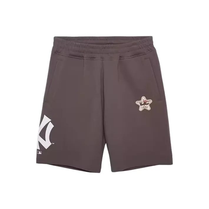 New Era x MLB Casual Shorts Unisex Dark Brown-0