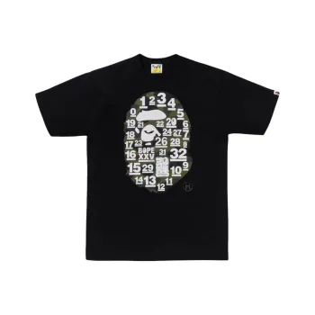 A BATHING APE A BATHING APE 32nd Anniversary 1st Camo Big Ape Head Tee