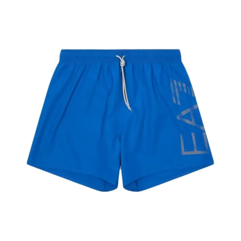 EMPORIO ARMANI Logo Printed Drawstring Swim Shorts-0