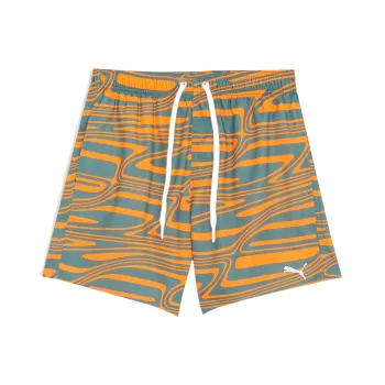 PUMA Formstrip Swimming Shorts Men's Sun Orange 02