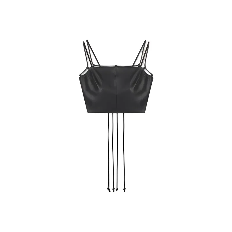 NANUSHKA FW23 LOGA Tank Tops Women's Black-0