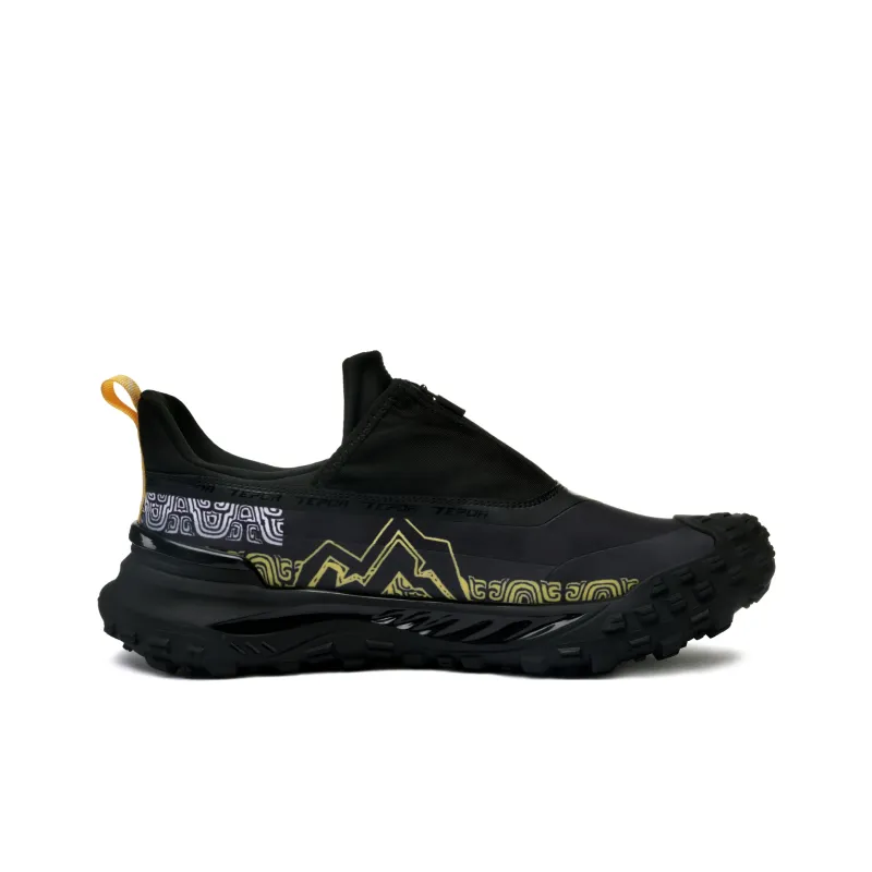 TEPOR Running Shoes Men Low Top Black/White/Apricot-2