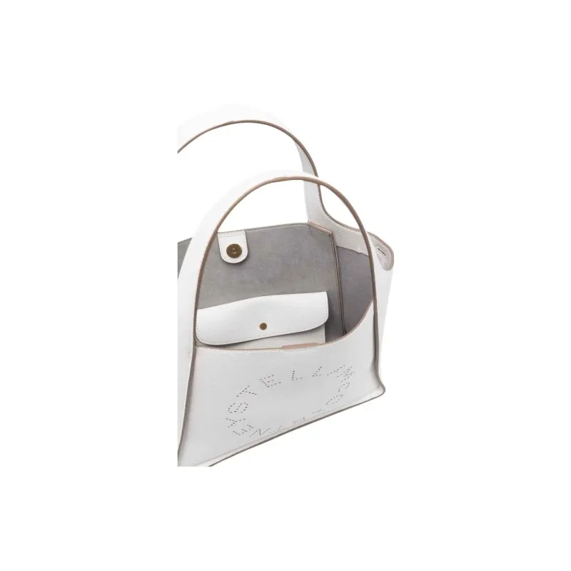 Stella McCartney Polyurethane Shoulder Bag Crossbody Bag Handbag Women's White-2