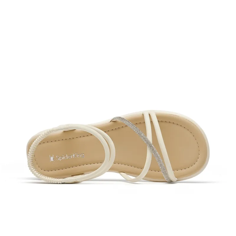 Spider King One Strap Sandals Women's Ecru-3