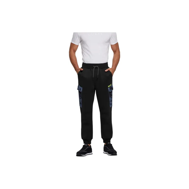 GUESS Derych Cargo Pants Casual Pants Men's Black-0