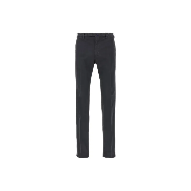 INCOTEX Tapered leg Cotton Trousers-0