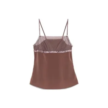 Lily Brown Tank Tops Women's