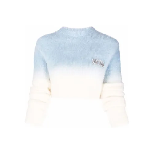 GCDS FW21 Slim Fit Sweater Women's Blue