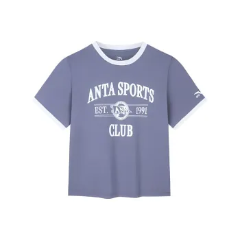 Anta T Shirt Women's Dusty Purple Blue