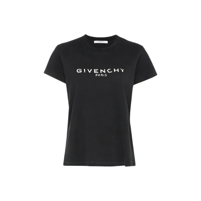 Givenchy Paris Oversized T shirt Black-0