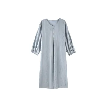 ZumashL Nightgown Women's Holy Grail Blue