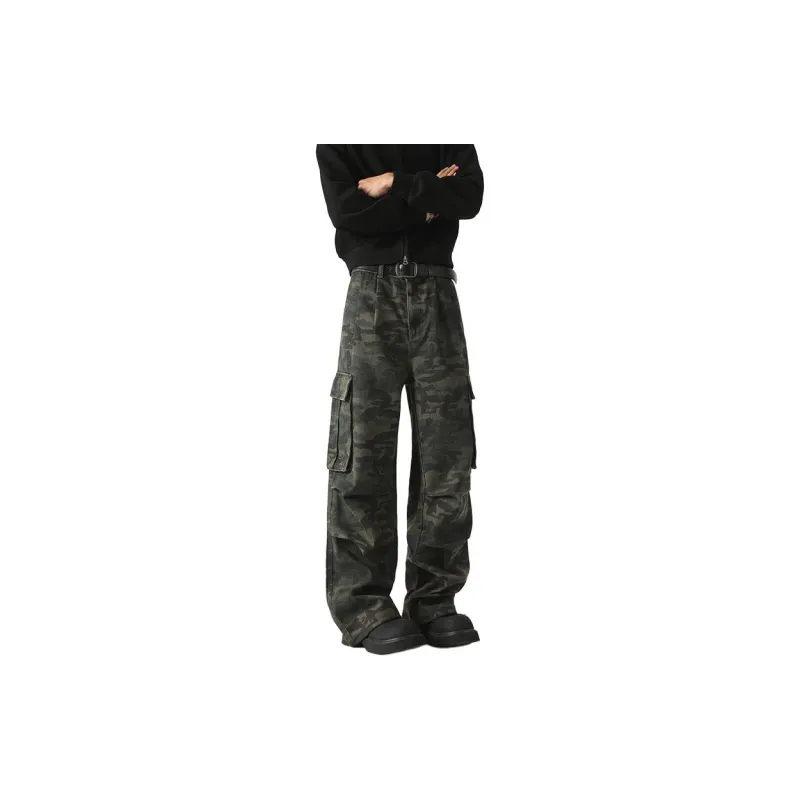 RAMPAGE Jeans Unisex Green Camouflage-0