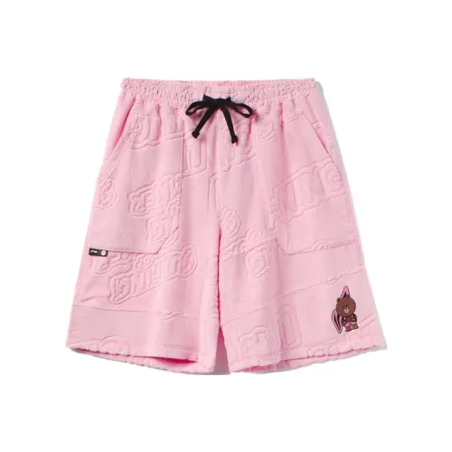 Line Friends X LINING Sports Fashion Collection Sports Shorts Unisex Pink