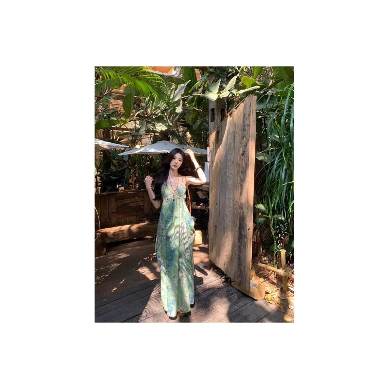 BDGU Slip Dresses Women's Green-5