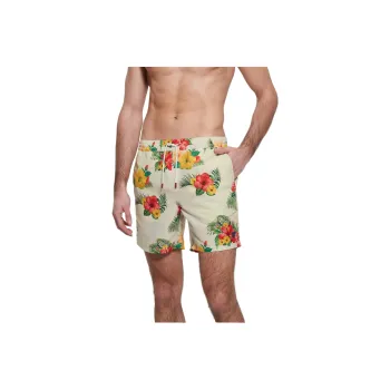 GUESS Medium Hawaiian Swim Trunks Casual Shorts Men's Multicolor