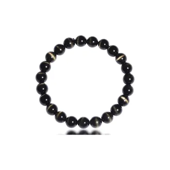 Yeon yun Jewelry Obsidian Bracelets Unisex
