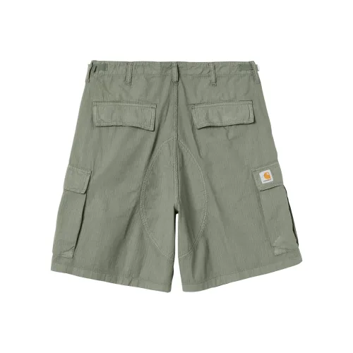 Relaxed Flare Jean in Mid Blue wash Green