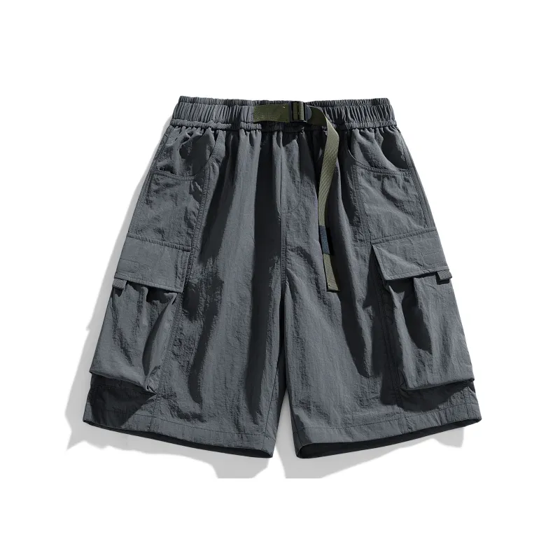 PUCCA Casual Shorts Unisex Apricot-15