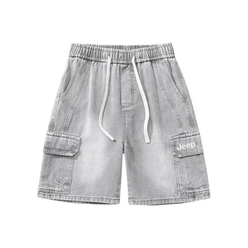 Jeep Pasture Horse Lifestyle Denim Shorts Unisex-14