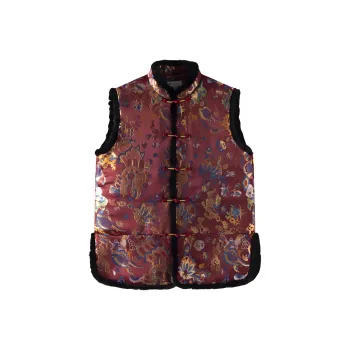 XUANSHENG Puffer Jacket Men's Maroon