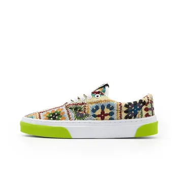 SUPSTORM Anti Slip Wear Resistant Low Top Skateboard Shoes Unisex Light Green