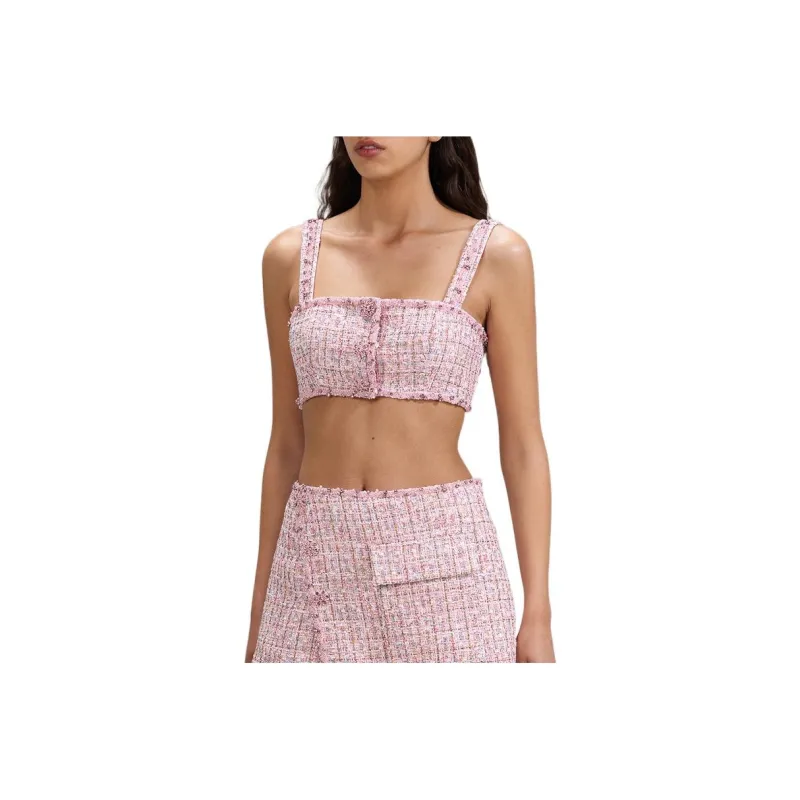 Self portrait SS23 Tank Top Women's Pink-0