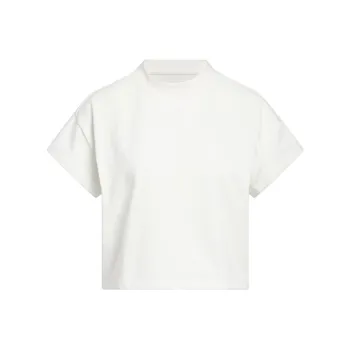 Adidas Drop Shoulder Sleeve T Shirt Women's White