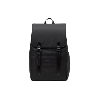 Herschel Recycled Polyester Backpack Trumpets Unisex Black