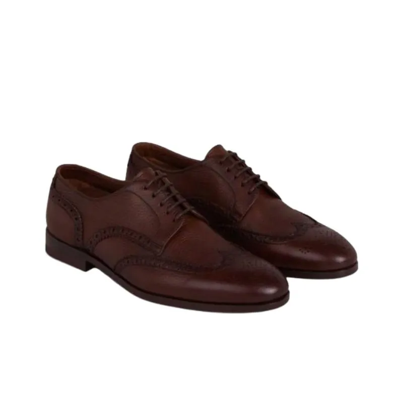 Henderson Baracco Dress Shoes Men's Burgundy-2