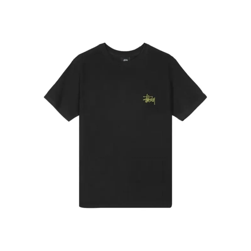 Stussy Basic Stussy Pigment Dyed Tee 'Black'-0