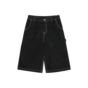 Libito Denim Shorts Unisex Black