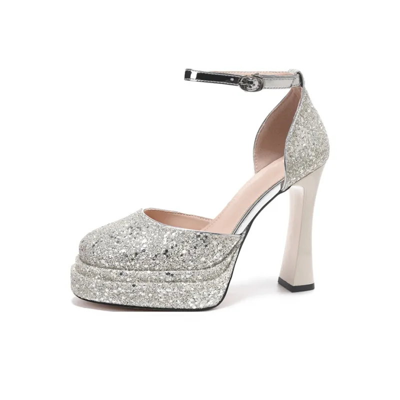 MADALLO Chunky Heel High Heels 11.5cm Women's-0