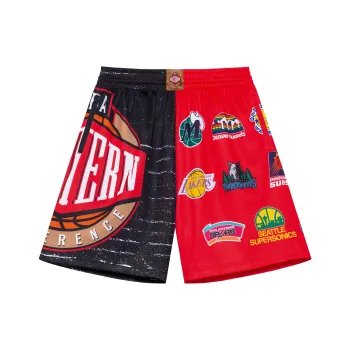 Mitchell & Ness Basketball Shorts Men's Black Red