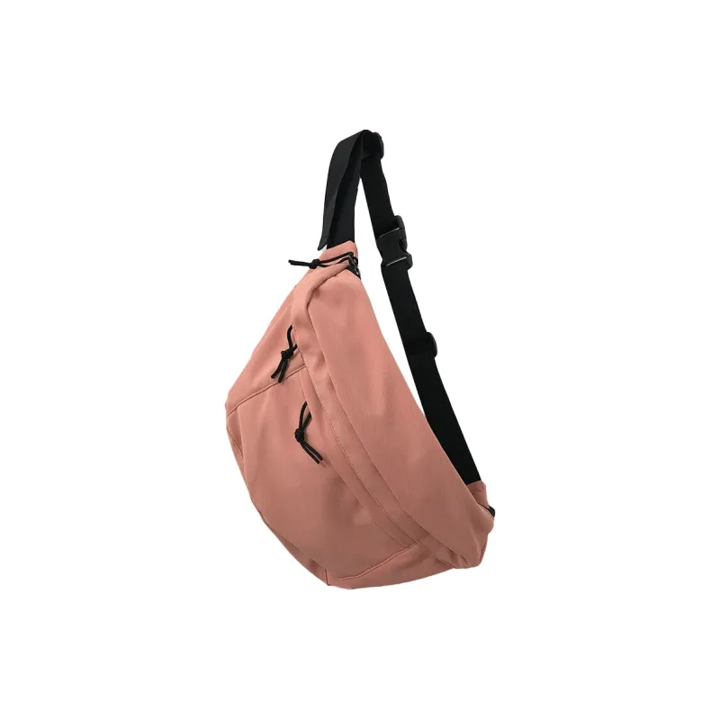 G FAVOR Nylon Sling Bag Unisex White/Black/Pink-3