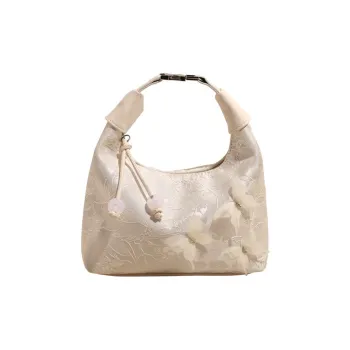 Lan Bao Fan Fabric Shoulder Bag, Crossbody Bag, Handbag Women's Multicolor