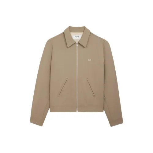 CELINE SS25 Jackets & Coats Men's Camel